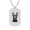 Doberman Pincher Dog Tag Necklace