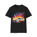 Retro Hot Rod Muscle Car Flames T-Shirt