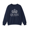 Queen Crown Crewneck Sweatshirt – Rhinestone 'QUEEN' Graphic