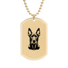 Doberman Pincher Dog Tag Necklace