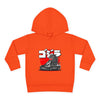 Car Graphic with Red Sun Toddler Hoodie