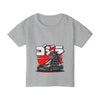 Red Sun Graphic Car Toddler T-Shirt