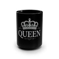Sparkling Rhinestone Queen Crown Black 15oz Mug