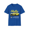 Yellow Shelby Mustang Retro Car T-Shirt