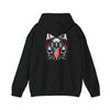 Patriotic Flames Skull Eagle Flag Hoodie