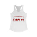 Women's Trouble Since Day # 1 Ideal Racerback Tank