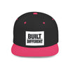 Built Different Flat Bill Snapback Hat