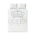 Queen Crown Quilt Cover Set