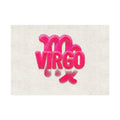 Pink  Virgo Zodiac Astrological Sign Doormat Rug