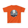 City Street Sports Sedan Graphic Kids T Shirt