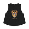Andrez Bernard Lioness Gee Gee Designer Glasses Crop Top