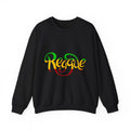 Rasta Colors Reggae Script Sweatshirt