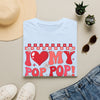 I  My Pop Pop! Retro Floral  T-Shirt