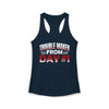 Women's Trouble Since Day # 1 Ideal Racerback Tank