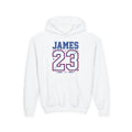 Youth Hoodie - 'James 23' Sports Jersey Name & Number Sweatshirt