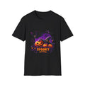 Witch Hat, Jack-o'-Lanterns & Bats Spooky Season Halloween T-Shirt