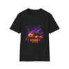 Witch Hat, Jack-o'-Lanterns & Bats Spooky Season Halloween T-Shirt