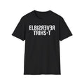 Unisex Black Novelty Reversible  T-Shirt