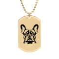 French Bulldog Dog Tag Necklace