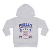 Philly  Sports Starting Five Graphic Toddler Hoodie