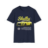 Yellow Shelby Mustang Retro Car T-Shirt