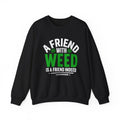 Green Cannabis Graphic Pullover Sweatshirt