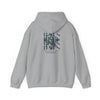 Jesus Portrait 'He Is Risen' Christian Faith Back Print  Hoodie
