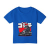 Red Sun Graphic Car Toddler T-Shirt