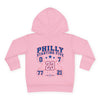 Philly  Sports Starting Five Graphic Toddler Hoodie