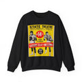 Vintage Boxing Poster 'Cassius Clay vs Williams' with Back '60' Crewneck Sweatshirt