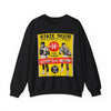 Vintage Boxing Poster 'Cassius Clay vs Williams' with Back '60' Crewneck Sweatshirt