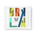Colorful Modern Brooklyn Name Graphic Comforter