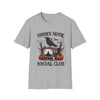 Halloween Raven & Pumpkin Spooky Movie Social Club T-Shirt