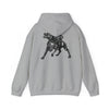 3 Headed Monster Dog Graphic Hoodie