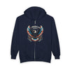 Patriotic American Eagle Graphic   Zip Hoodie