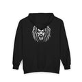 Bold Dreadlock Face Graphic Full‑Zip Hoodie