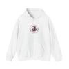 Gothic Rose Graphic Cold Fire Floral Hoodie