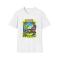 Tropical Gorilla Sunset T-Shirt — Beach Palm Island Graphic