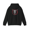 Red Circle Western Bull Skull Hoodie