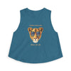 Andrez Bernard Lioness Gee Gee Designer Glasses Crop Top