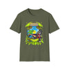 Tropical Gorilla Sunset T-Shirt — Beach Palm Island Graphic