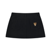 Andrez Bernard Women's Studded Denim Mini Skirt