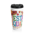 Colorful Cinco de Mayo Fiesta Squad Stainless Steel Travel Mug