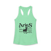 Women's Aries Zodiac Ideal Racerback Tank