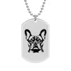 French Bulldog Dog Tag Necklace