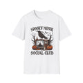 Halloween Raven & Pumpkin Spooky Movie Social Club T-Shirt
