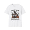 Halloween Raven & Pumpkin Spooky Movie Social Club T-Shirt