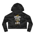 No Dreams No Life Cropped Hoodie