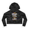 No Dreams No Life Cropped Hoodie
