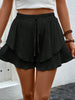 Tied Layered High Waist Shorts